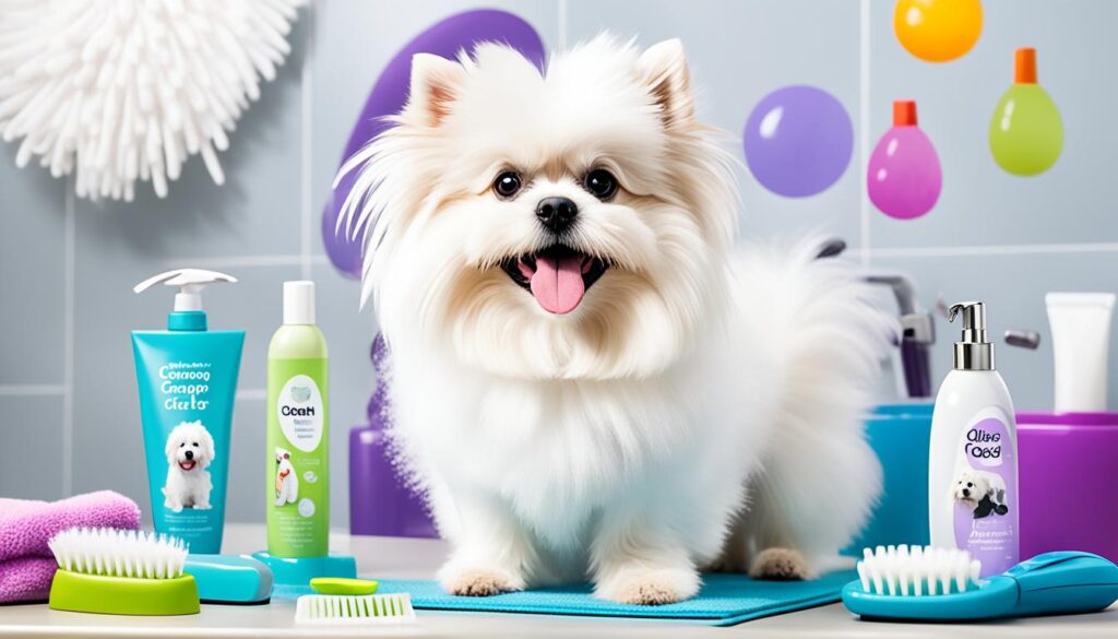 dog grooming routine