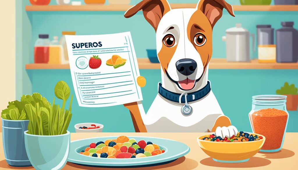 precautions for feeding superfoods to dogs